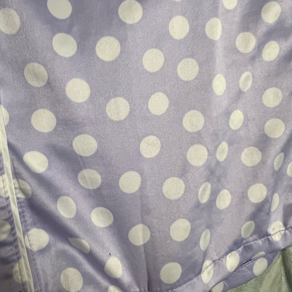Girls large 10/12 Art Class Lavender Polka Dot Sleepwear polyester 2 piece set - Picture 7 of 10